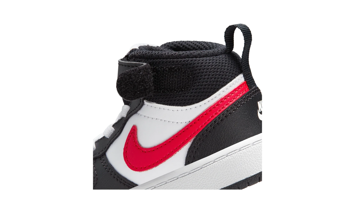 Overkicks - Nike Court Borough Mid 2 White Black University Red (TD) (DO5894-161) - imagen 8