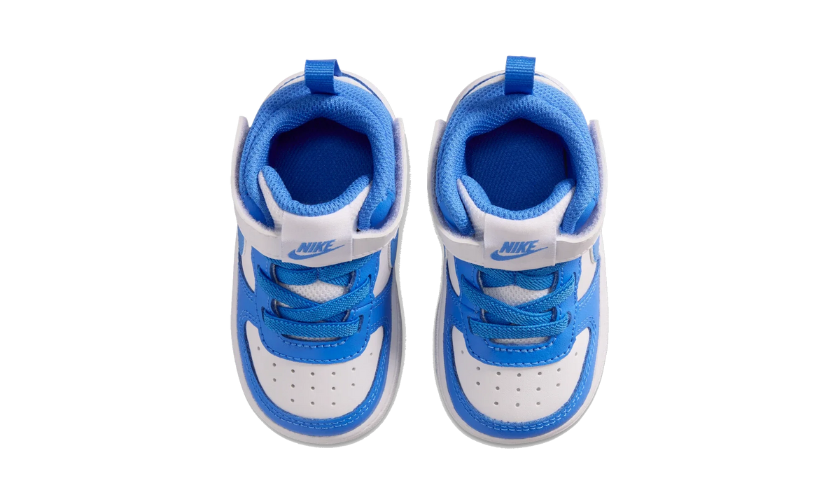 Overkicks - Nike Court Borough Mid 2 White Blue Crystal (TD) (CD7784-134) - imagen 5