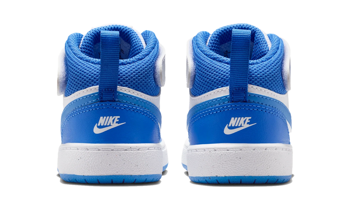 Overkicks - Nike Court Borough Mid 2 White Blue Crystal (TD) (CD7784-134) - imagen 6