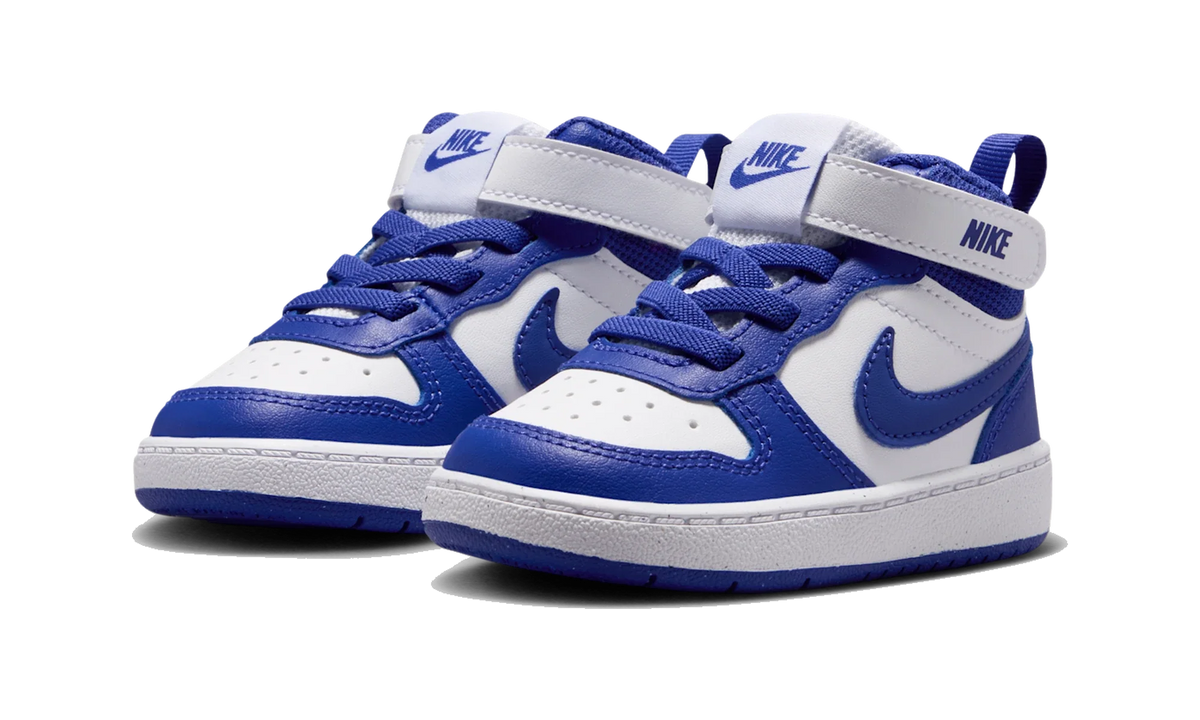 Overkicks - Nike Court Borough Mid 2 White Deep Night (TD) (CD7784-130) - imagen 2