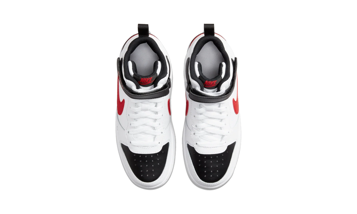 Overkicks - Nike Court Borough Mid 2 White University Red (GS) (CD7782-110) - imagen 5