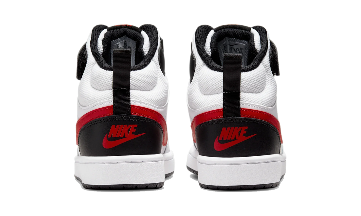 Overkicks - Nike Court Borough Mid 2 White University Red (GS) (CD7782-110) - imagen 6