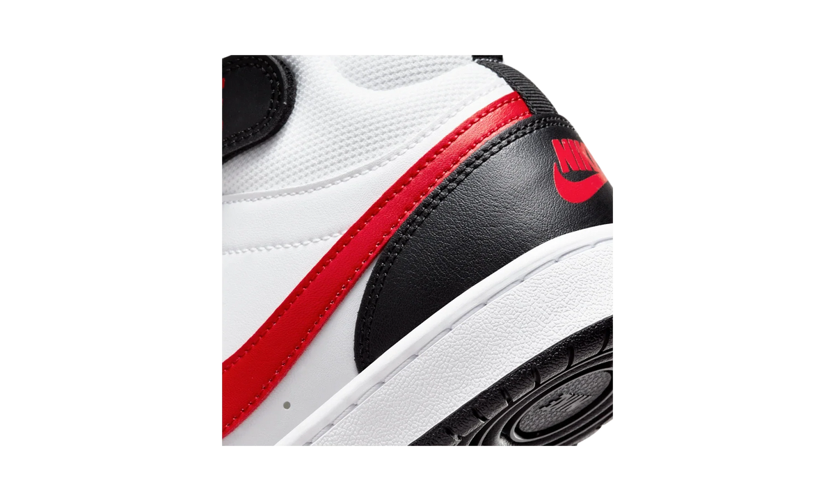 Overkicks - Nike Court Borough Mid 2 White University Red (GS) (CD7782-110) - imagen 8