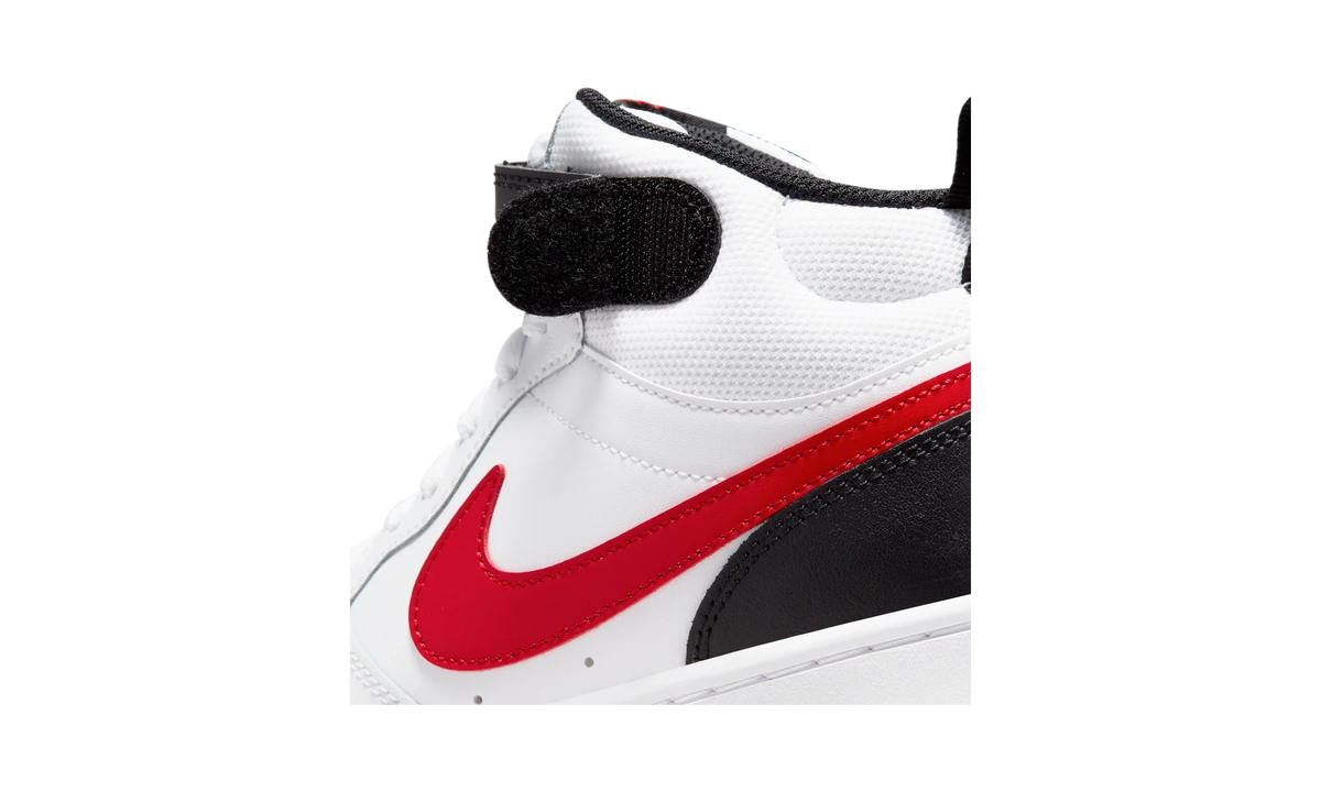 Overkicks - Nike Court Borough Mid 2 White University Red (GS) (CD7782-110) - imagen 9