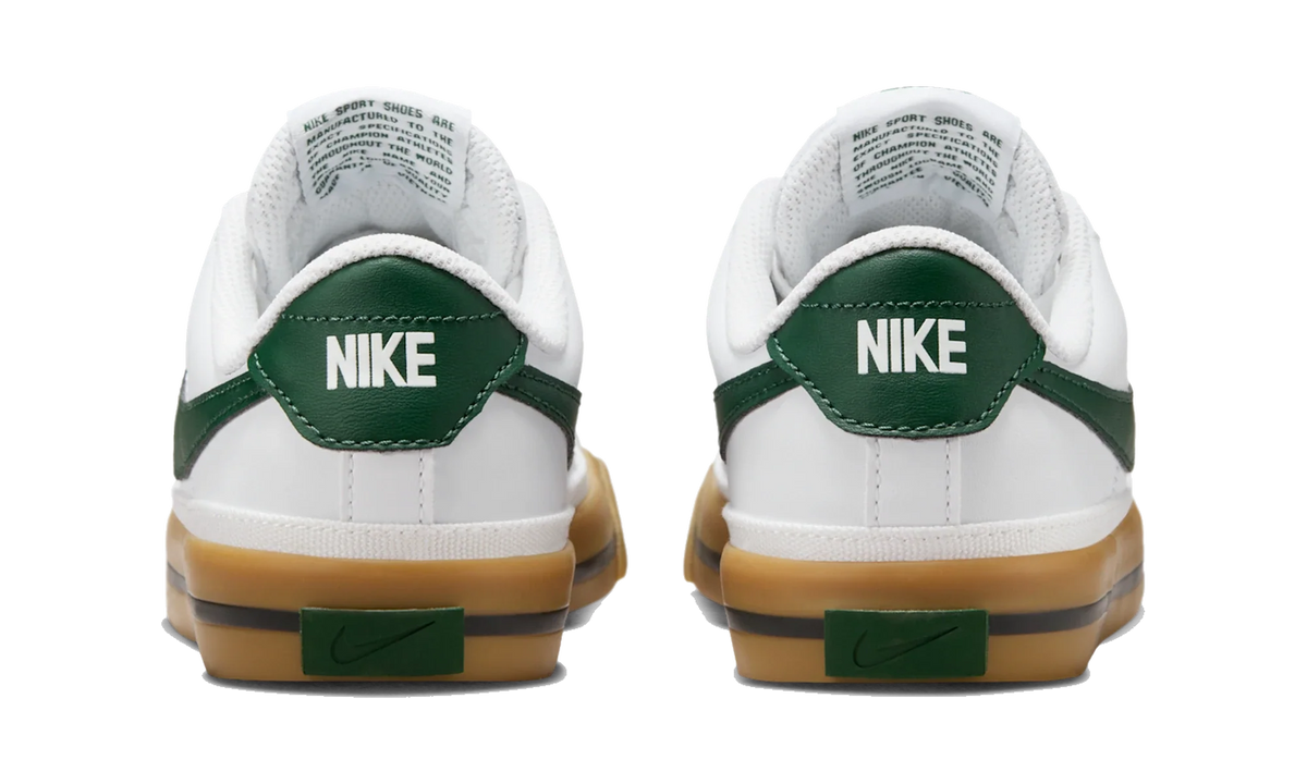 Overkicks - Nike Court Legacy White Gum Light Brown Anthracite Fir (GS) (DA5380-134) - imagen 6