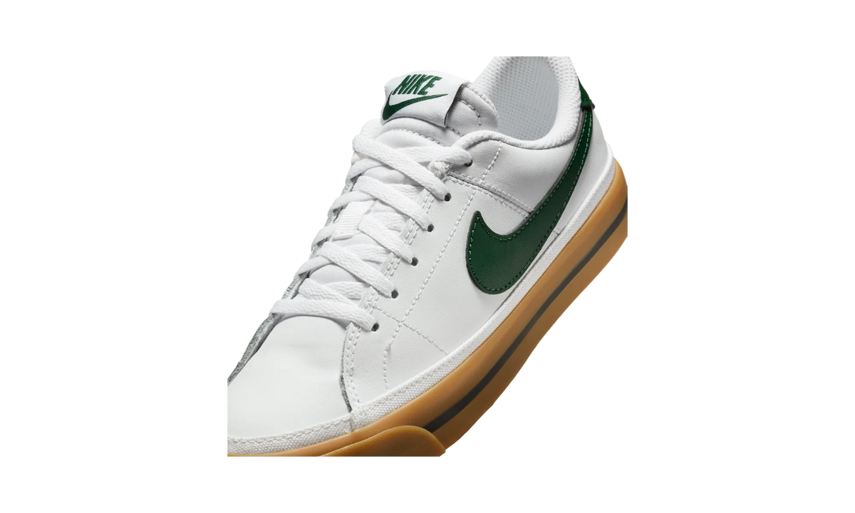 Overkicks - Nike Court Legacy White Gum Light Brown Anthracite Fir (GS) (DA5380-134) - imagen 7