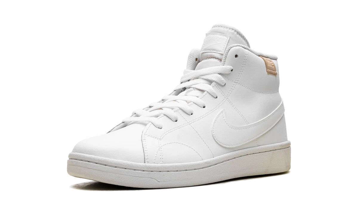 Overkicks - Nike Court Royale 2 Mid Triple White (Womens) (CT1725-100) - detalle suela