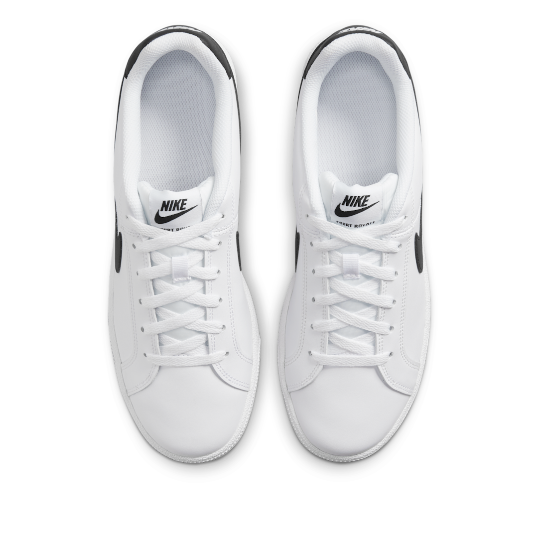 Overkicks - Nike Court Royale White Black (749747-107) - par completo