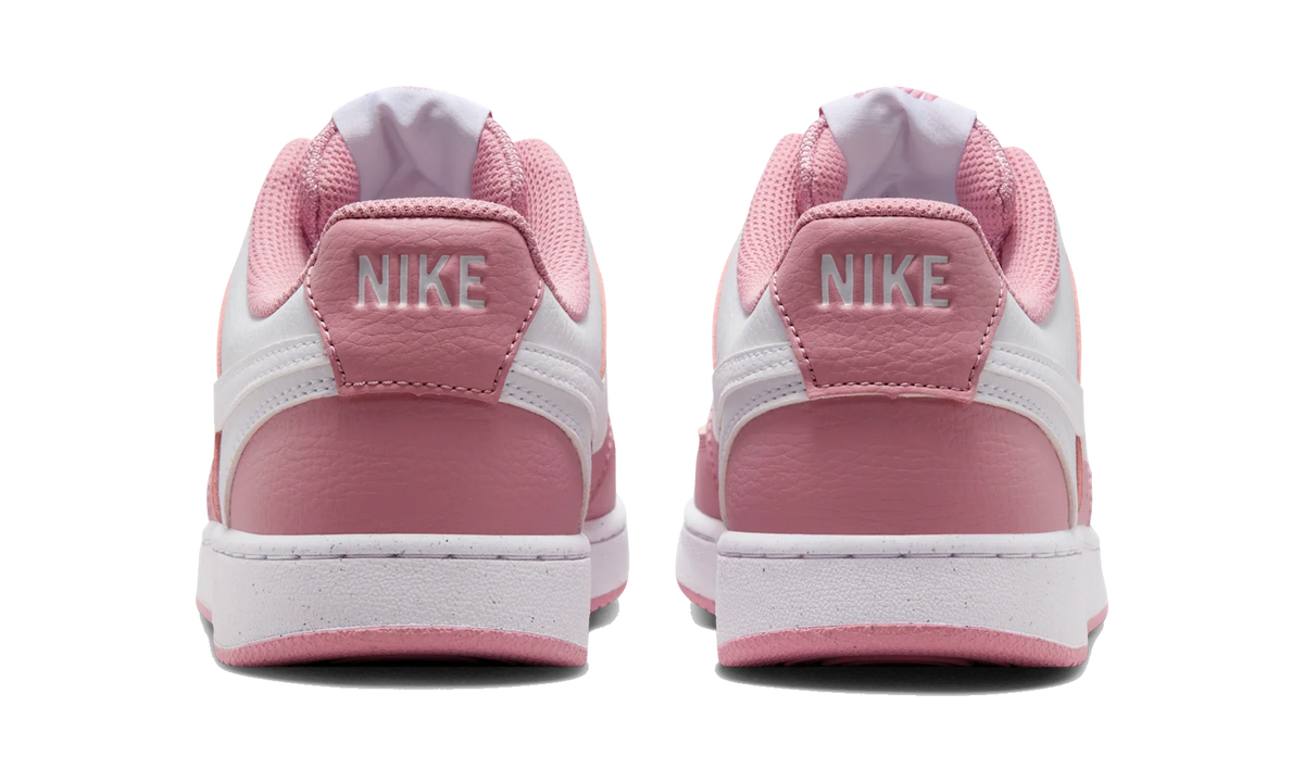 Overkicks - Nike Court Vision Low Next Nature Elemental Pink White (Womens) (DH3158-603) - detalle talon