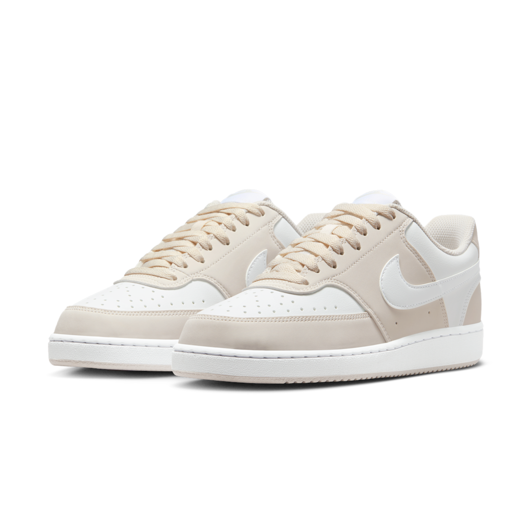 Overkicks - Nike Court Vision Low Phantom White (Womens) (IM1652-002) - vista trasera