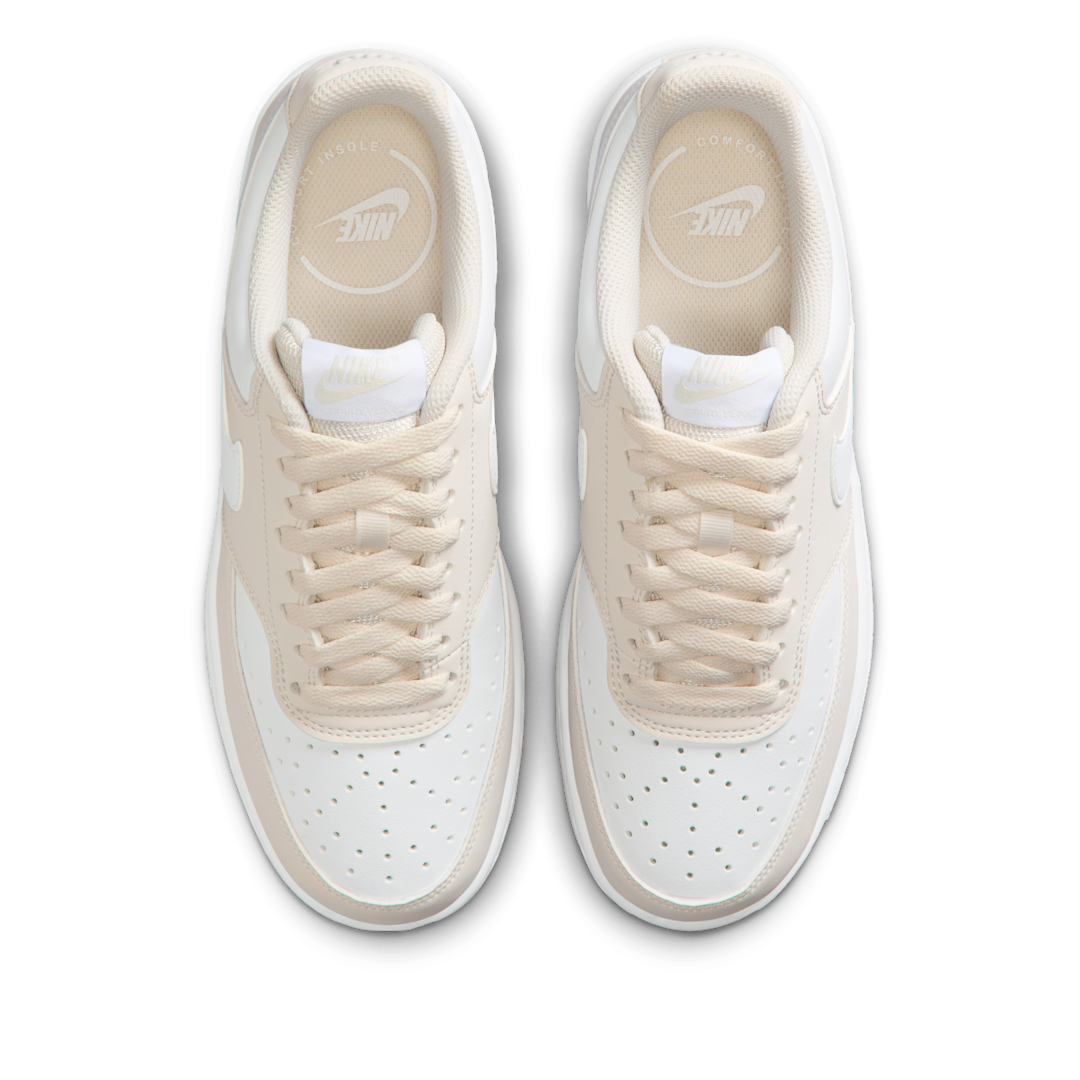 Overkicks - Nike Court Vision Low Phantom White (Womens) (IM1652-002) - par completo