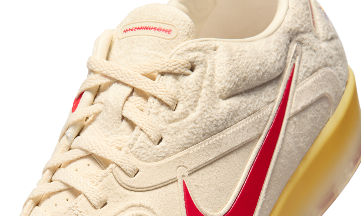 Overkicks - Nike Cryoshot CTR360 Maestri II G-Dragon Peaceminusone Natural University Red (HQ1460-100) - detalle lateral interior