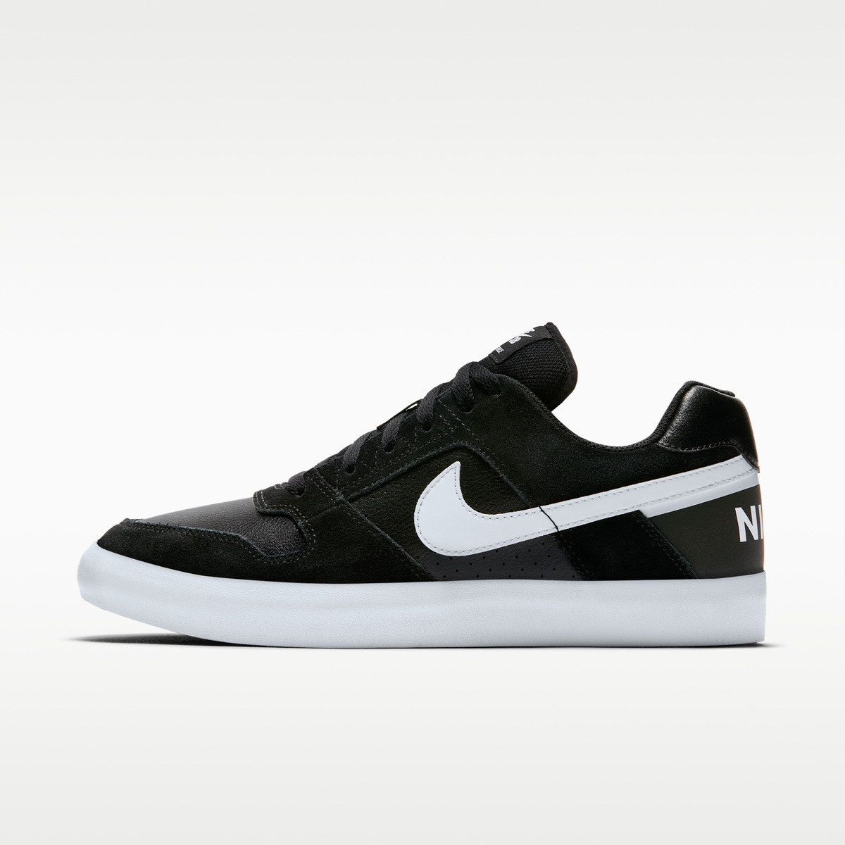 Overkicks - Nike Delta Force Vulc SB Black White (942237-010) - vista lateral