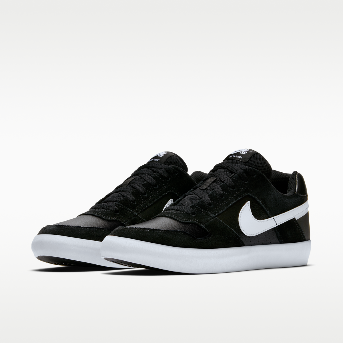 Overkicks - Nike Delta Force Vulc SB Black White (942237-010) - vista trasera
