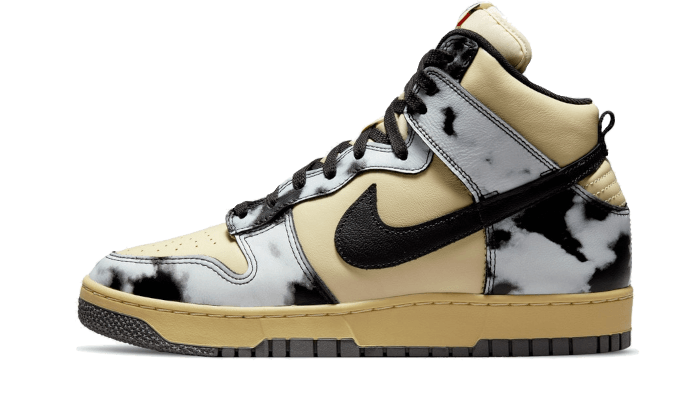 Overkicks - Nike Dunk High 1985 Black Acid Wash (DD9404-700) - vista lateral