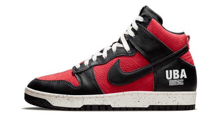 Overkicks - Nike Dunk High 1985 Undercover UBA (DD9401-600) - vista lateral