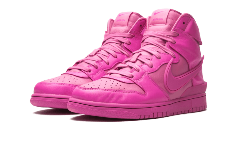 Overkicks - Nike Dunk High AMBUSH Active Fuchsia (CU7544-600) - vista trasera