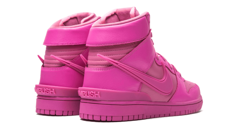Overkicks - Nike Dunk High AMBUSH Active Fuchsia (CU7544-600) - par completo