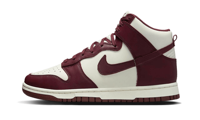 Overkicks - Nike Dunk High Burgundy Crush (DD1869-601) - vista lateral
