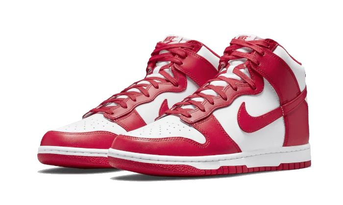 Overkicks - Nike Dunk High Championship White Red (DD1399-106 / DB2179-106) - vista trasera