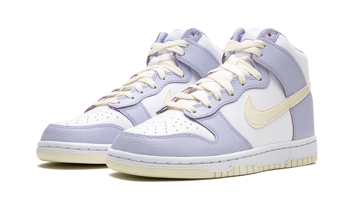 Overkicks - Nike Dunk High Coconut Milk Oxygen Purple (FN3504-100) - vista trasera