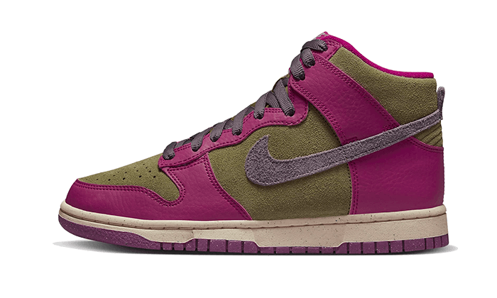 Overkicks - Nike Dunk High Dynamic Berry (FB1273-500) - vista lateral