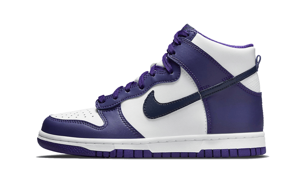 Overkicks - Nike Dunk High Electro Purple Midnight Navy (DH9751-100) - vista lateral