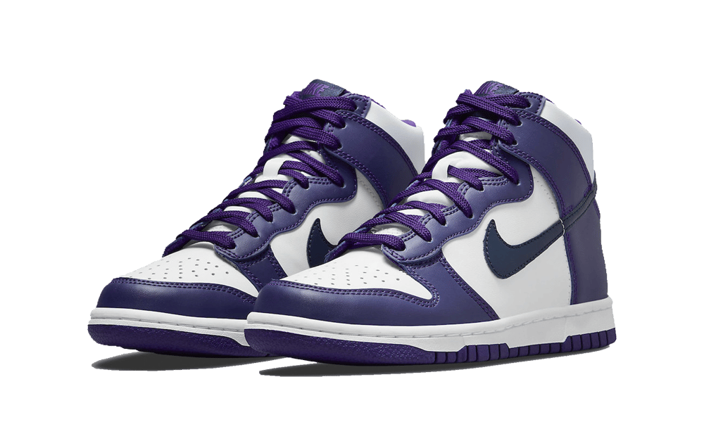 Overkicks - Nike Dunk High Electro Purple Midnight Navy (DH9751-100) - vista trasera