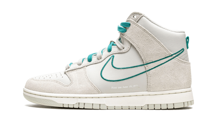 Overkicks - Nike Dunk High First Use Sail (DH0960-001) - vista lateral