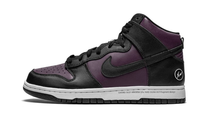 Overkicks - Nike Dunk High Fragment Beijing (2021) (DJ0382-600) - vista lateral