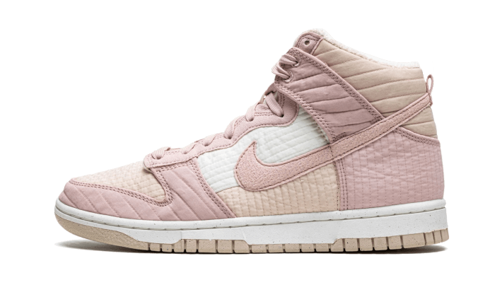 Overkicks - Nike Dunk High LX Next Nature Pink Oxford (DN9909-200) - vista lateral