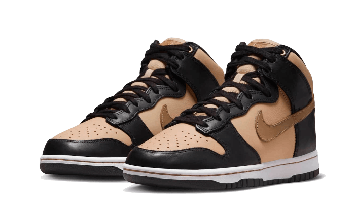 Overkicks - Nike Dunk High LXX Black Flax (DX0346-001) - vista trasera