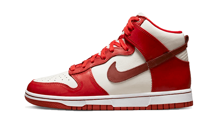 Overkicks - Nike Dunk High LXX Cinnabar (DX0346-600) - vista lateral