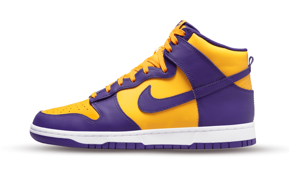 Overkicks - Nike Dunk High Lakers (DD1399-500) - vista lateral