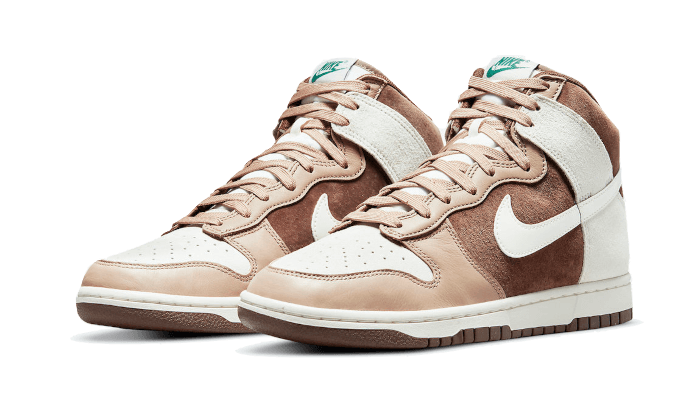 Overkicks - Nike Dunk High Light Chocolate (DH5348-100) - vista trasera