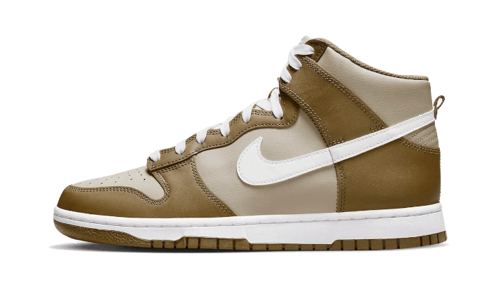 Overkicks - Nike Dunk High Mocha (DJ6189-201) - vista lateral