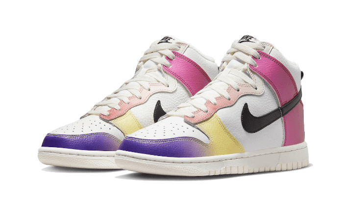 Overkicks - Nike Dunk High Multi-Color Gradient (FD0802-100) - vista trasera