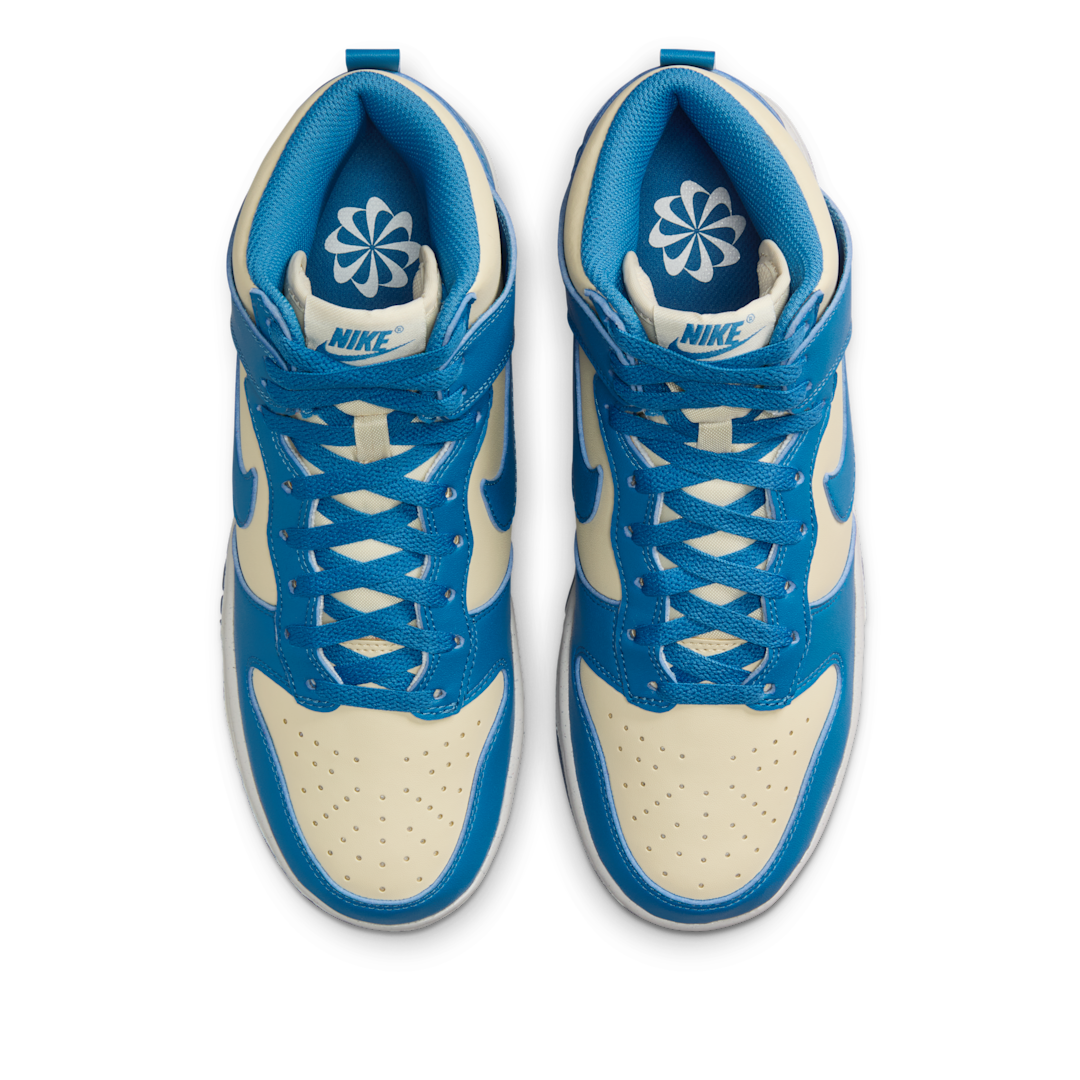 Overkicks - Nike Dunk High Next Nature Light Khaki Star Blue (FV5960-201) - par completo