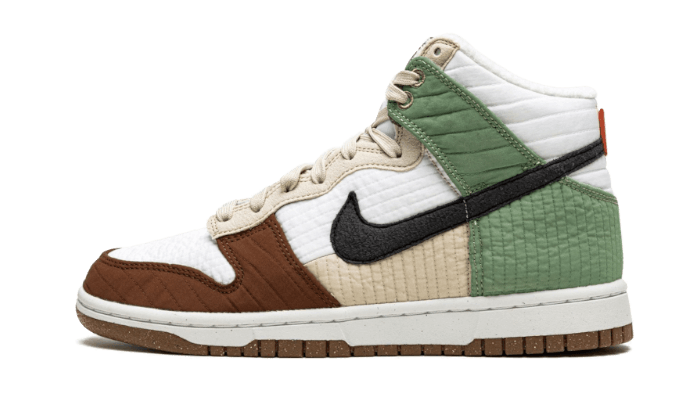 Overkicks - Nike Dunk High Next Nature Summit White (DN9909-100) - vista lateral