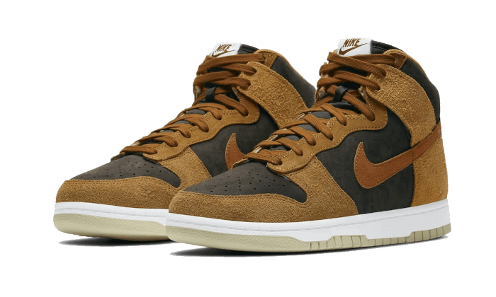 Overkicks - Nike Dunk High PRM Dark Russet (DD1401-200) - vista trasera