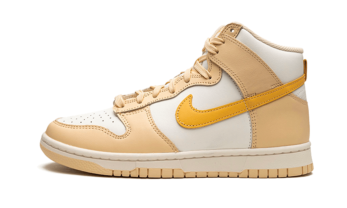 Overkicks - Nike Dunk High Pale Vanilla Topaz Gold (DD1869-201) - vista lateral