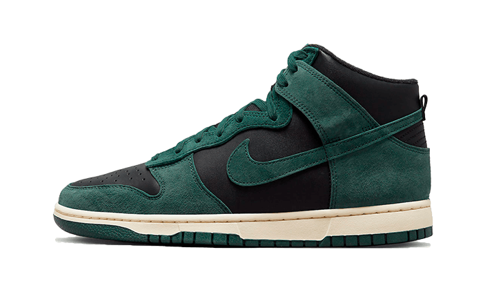 Overkicks - Nike Dunk High Retro PRM Faded Spruce (DQ7679-002) - vista lateral