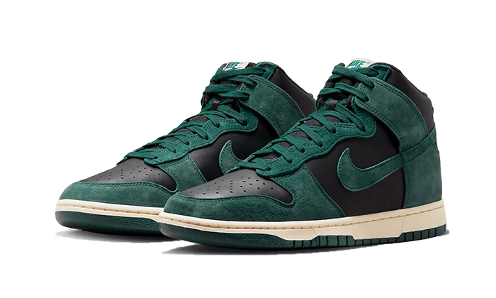 Overkicks - Nike Dunk High Retro PRM Faded Spruce (DQ7679-002) - vista trasera