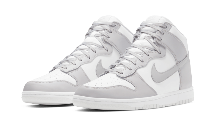 Overkicks - Nike Dunk High Retro White Vast Grey (DD1399-100) - vista trasera