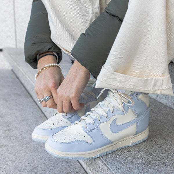 Overkicks - Nike Dunk High Sail Football Grey (DD1869-102) - detalle suela