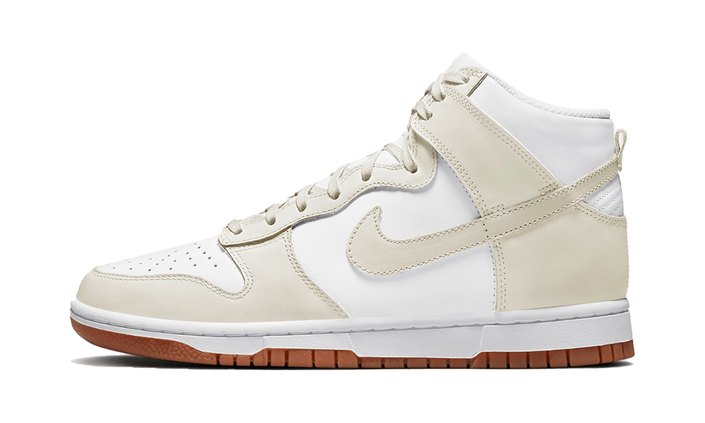 Overkicks - Nike Dunk High Sail Gum (DD1869-109) - vista lateral