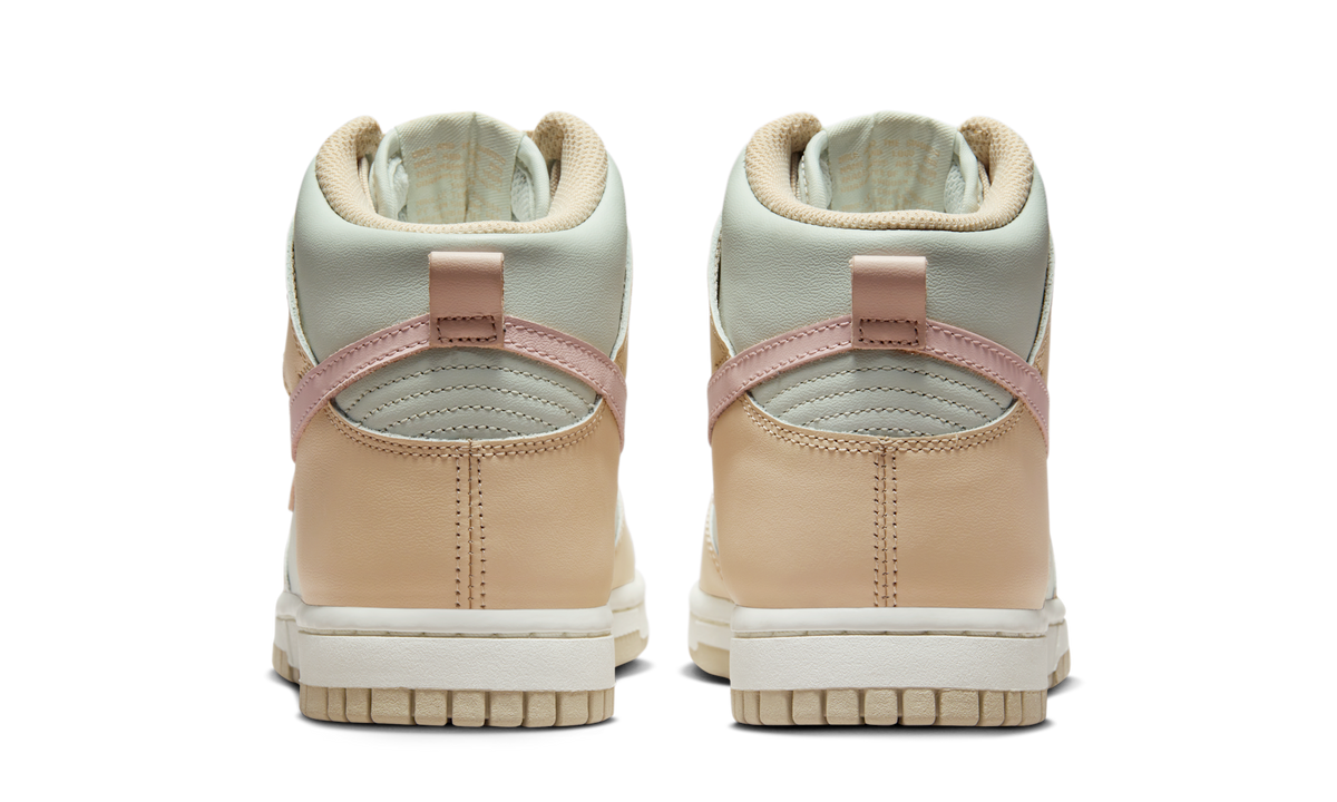 Overkicks - Nike Dunk High Sanddrift Pink Oxford (DD1869-113) - detalle talón