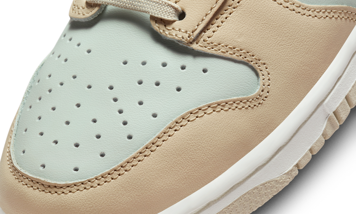 Overkicks - Nike Dunk High Sanddrift Pink Oxford (DD1869-113) - detalle lateral interior