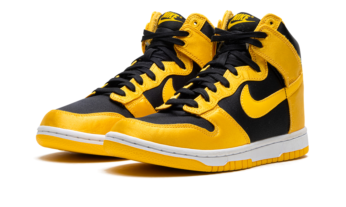 Overkicks - Nike Dunk High Satin Goldenrod (FN4216-001) - vista trasera