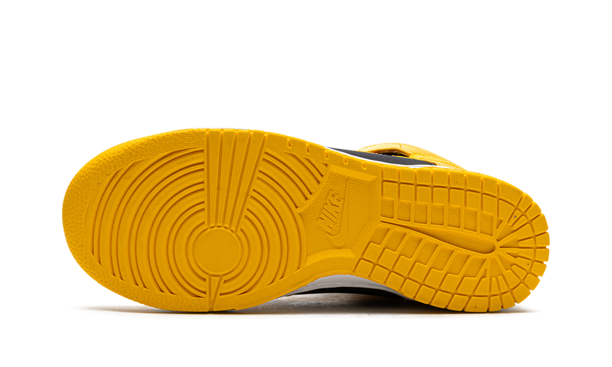 Overkicks - Nike Dunk High Satin Goldenrod (FN4216-001) - vista superior